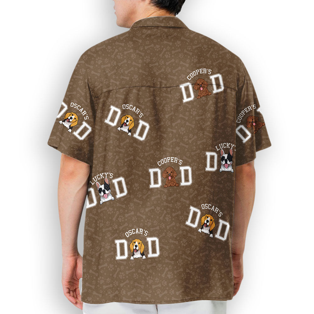 Summer Dog Dad Basic - Personalized Custom Hawaiian Shirt