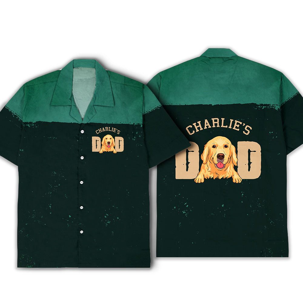 Dog Dad Basic - Personalized Custom Hawaiian Shirt