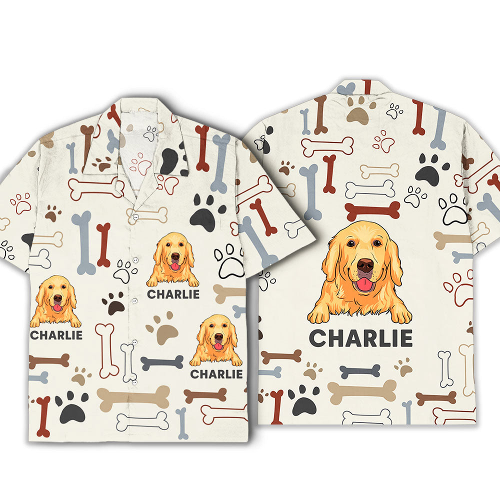 Dog Bones - Personalized Custom Hawaiian Shirt
