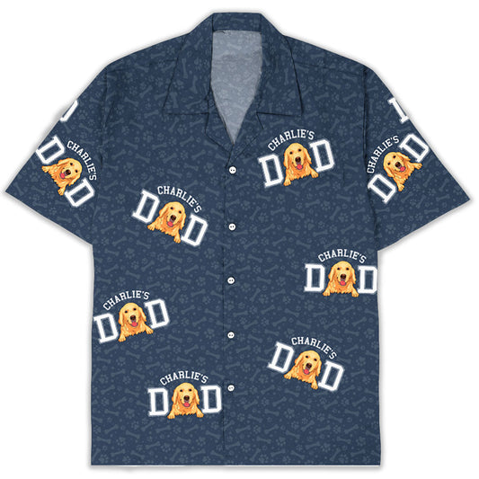 Summer Dog Dad Basic - Personalized Custom Hawaiian Shirt