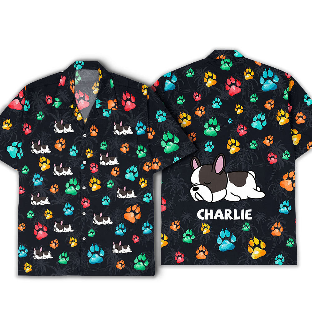 Colorful Paws - Personalized Custom Hawaiian Shirt