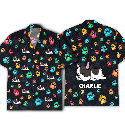 Colorful Paws - Personalized Custom Hawaiian Shirt