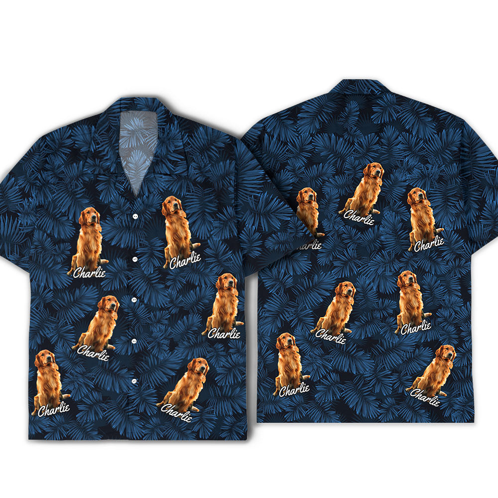 Summer Dog Photo - Personalized Custom Hawaiian Shirt