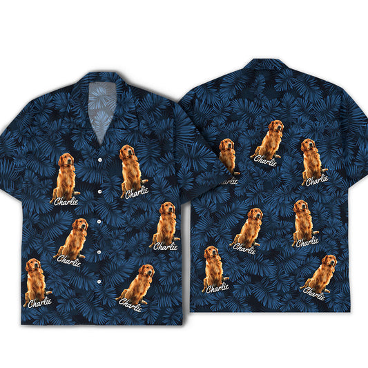 Summer Dog Photo - Personalized Custom Hawaiian Shirt