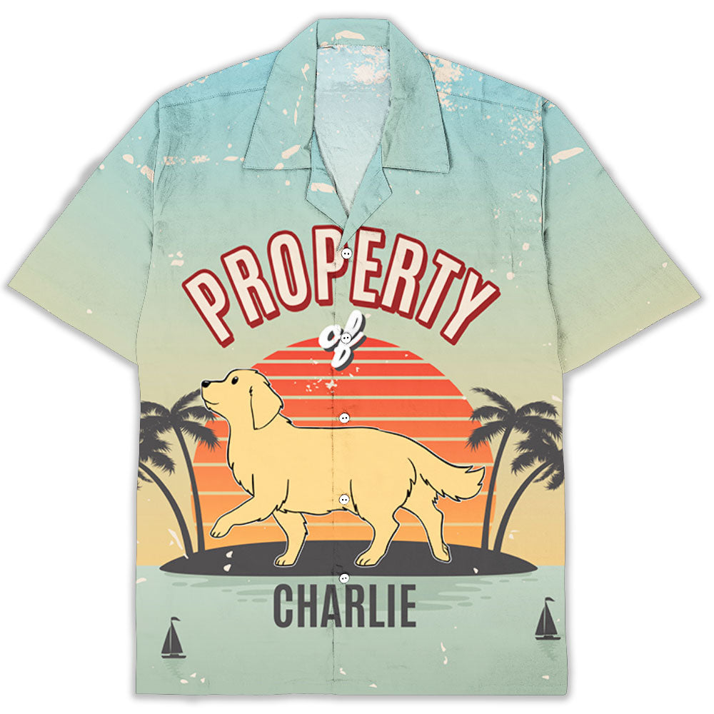 Summer Property Of - Personalized Custom Hawaiian Shirt