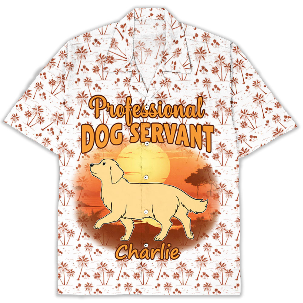 Tropical Dog Servant - Personalized Custom Hawaiian Shirt