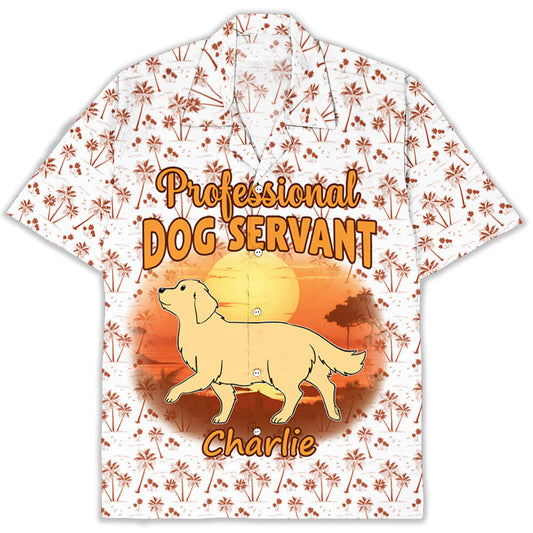 Tropical Dog Servant - Personalized Custom Hawaiian Shirt