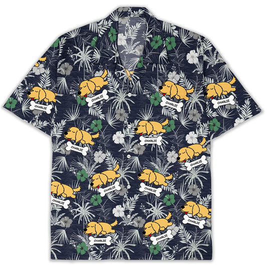 Hibiscus Palm - Personalized Custom Hawaiian Shirt