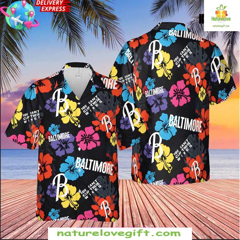 Baltimore Orioles City Connect Hawaiian Shirt MLB Fan Gear