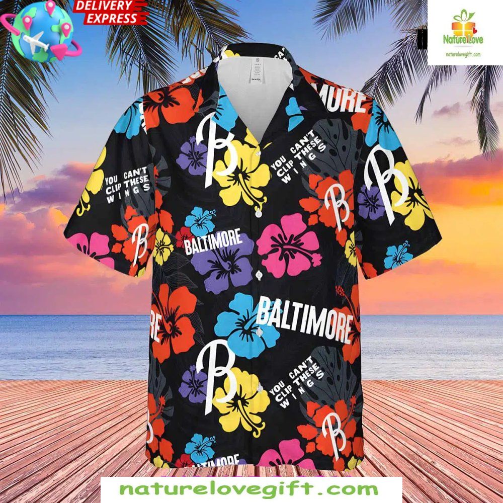Baltimore Orioles City Connect Hawaiian Shirt MLB Fan Gear