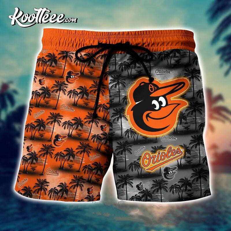 MLB Baltimore Orioles Coconut Hawaiian Shirt