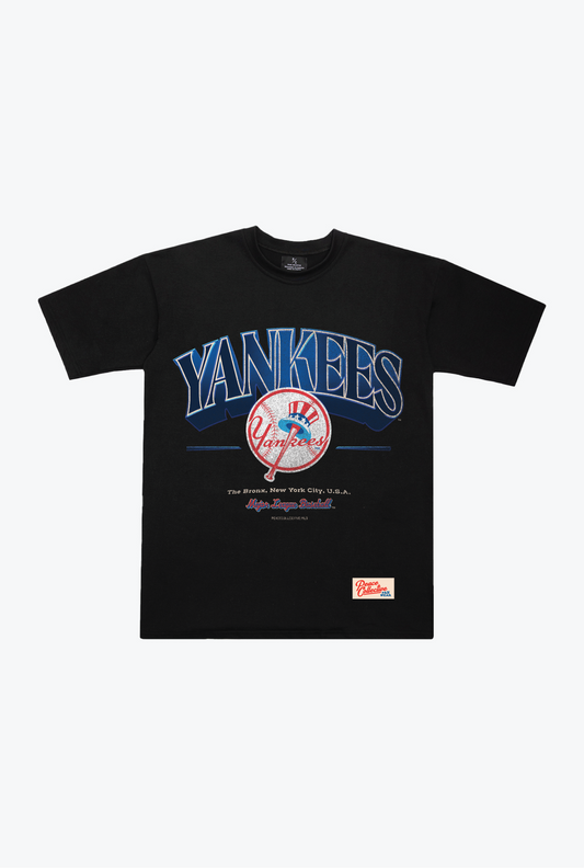 New York Yankees Vintage Graphic Heavyweight T-Shirt - Black