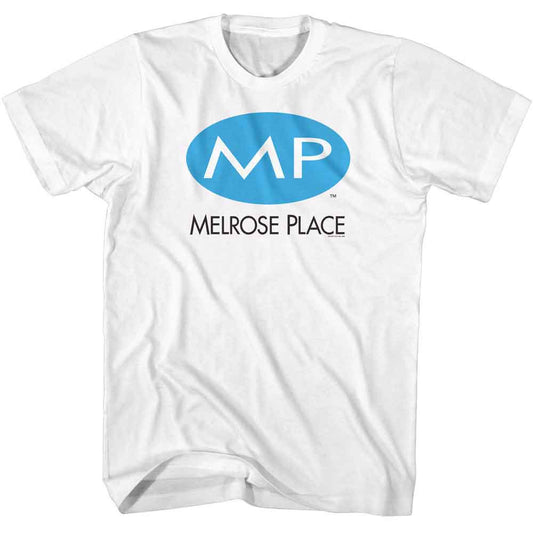 Melrose Place - Logo - American Classics - Solid White Adult Short Sleeve T-Shirt