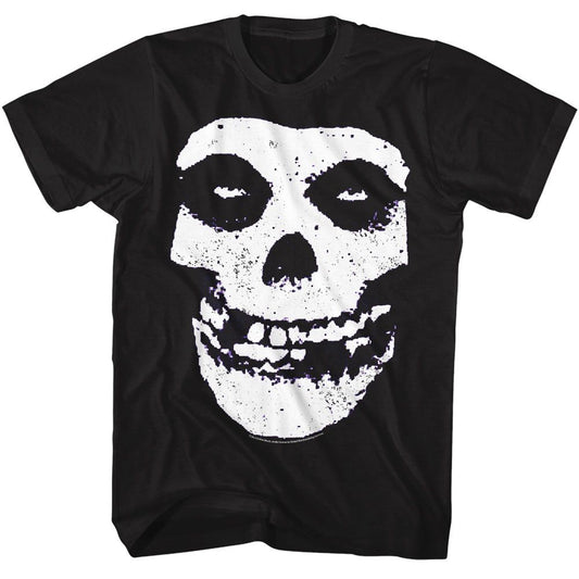 Misfits - Skull - American Classics - Solid Black Adult Short Sleeve T-Shirt