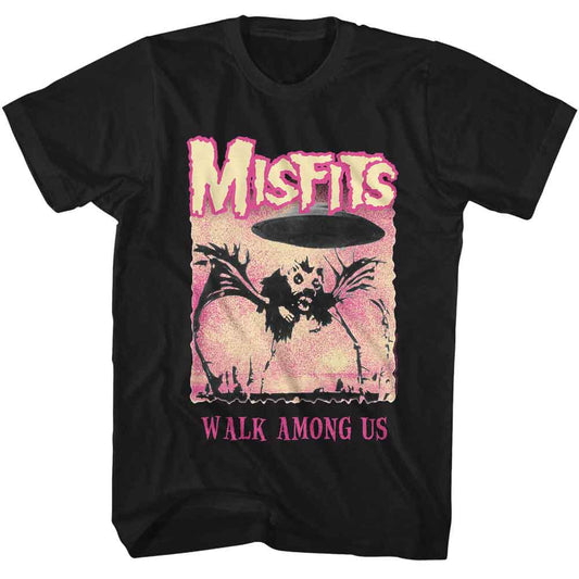 Misfits - Walk Among Us - American Classics - Black Adult Short Sleeve T-Shirt