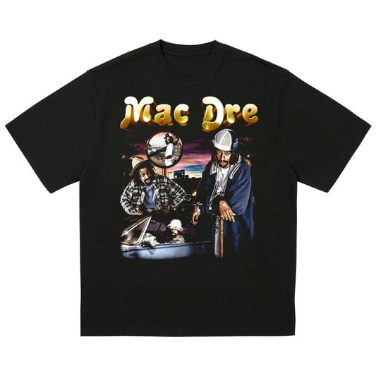 Mac Dre T-Shirt Vintage Rap Tee Streetwear Hip Hop Graphic Concert Merch 90S Y2K, Unisex Graphic Tees Gothic Grunge Y2K Emo Scene Amity Affliction Style Clothes Menswear Womenswear Streetwear