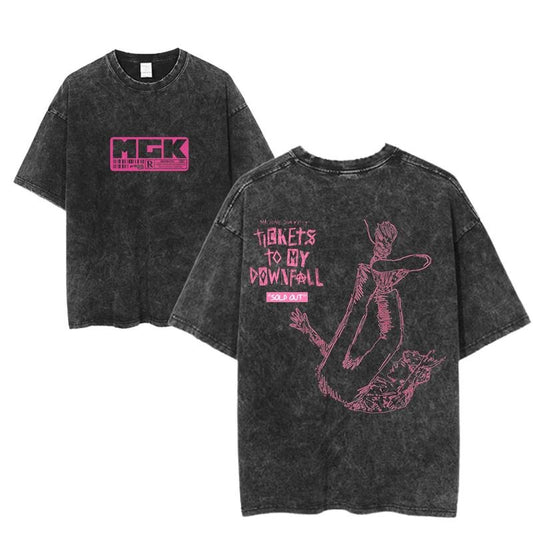 Machine Gun Kelly Tickets To My Downfall Sold Out Shirt, MGK Tour Graphic Tee, Pop Punk Rock Band Tee, Vintage Music Fan Shirt, Unisex Streetwear