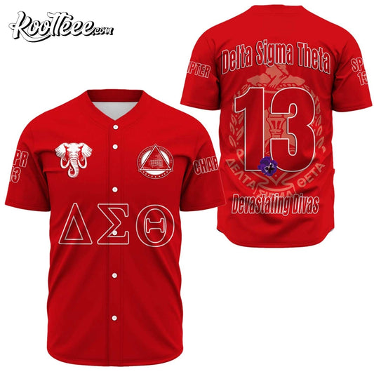Madison Alumnae Chapter Delta Sigma Theta Baseball Jersey