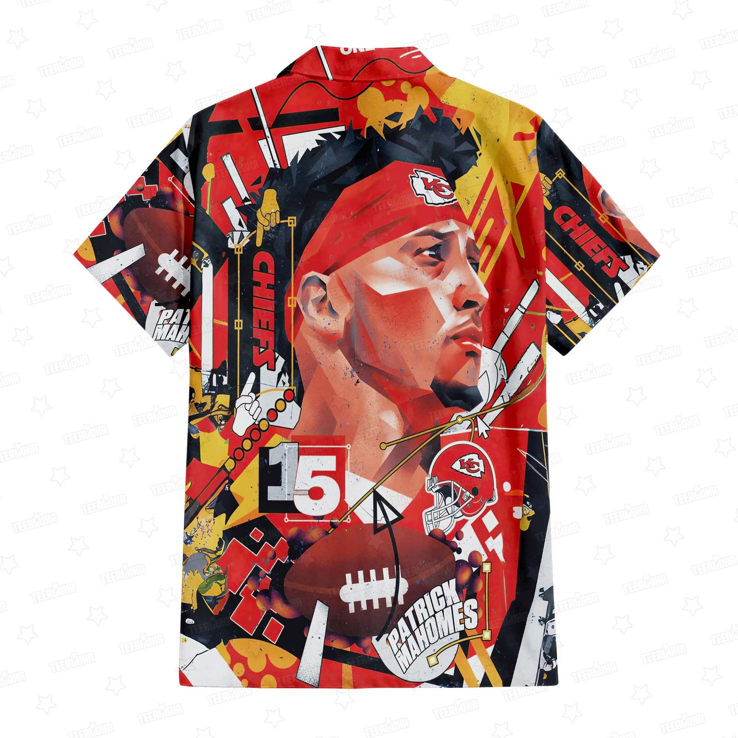Mahomes Kansas City Chiefs Hawaiian Shirt Visions of Greatness by