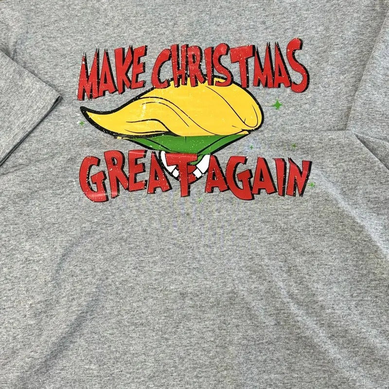 Make christmas great again Shirt, Trump Grinc christmas, Merry Grinchmas Hoodie, Sweatshirt | InkThreadWorks.com
