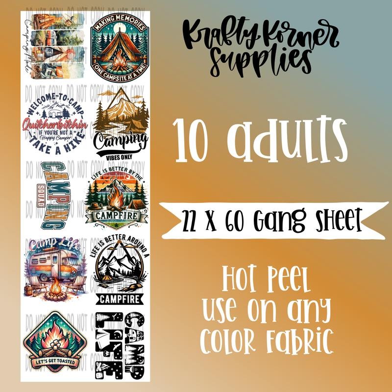 Making Memories DTF Transfer Gang Sheet, 22 x 60 T-Shirts, Hoodie, Sweatshirt | InkThreadWorks.com