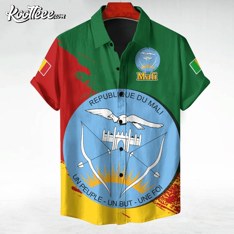 Mali Coat Of Arms Custom Hawaiian Shirt