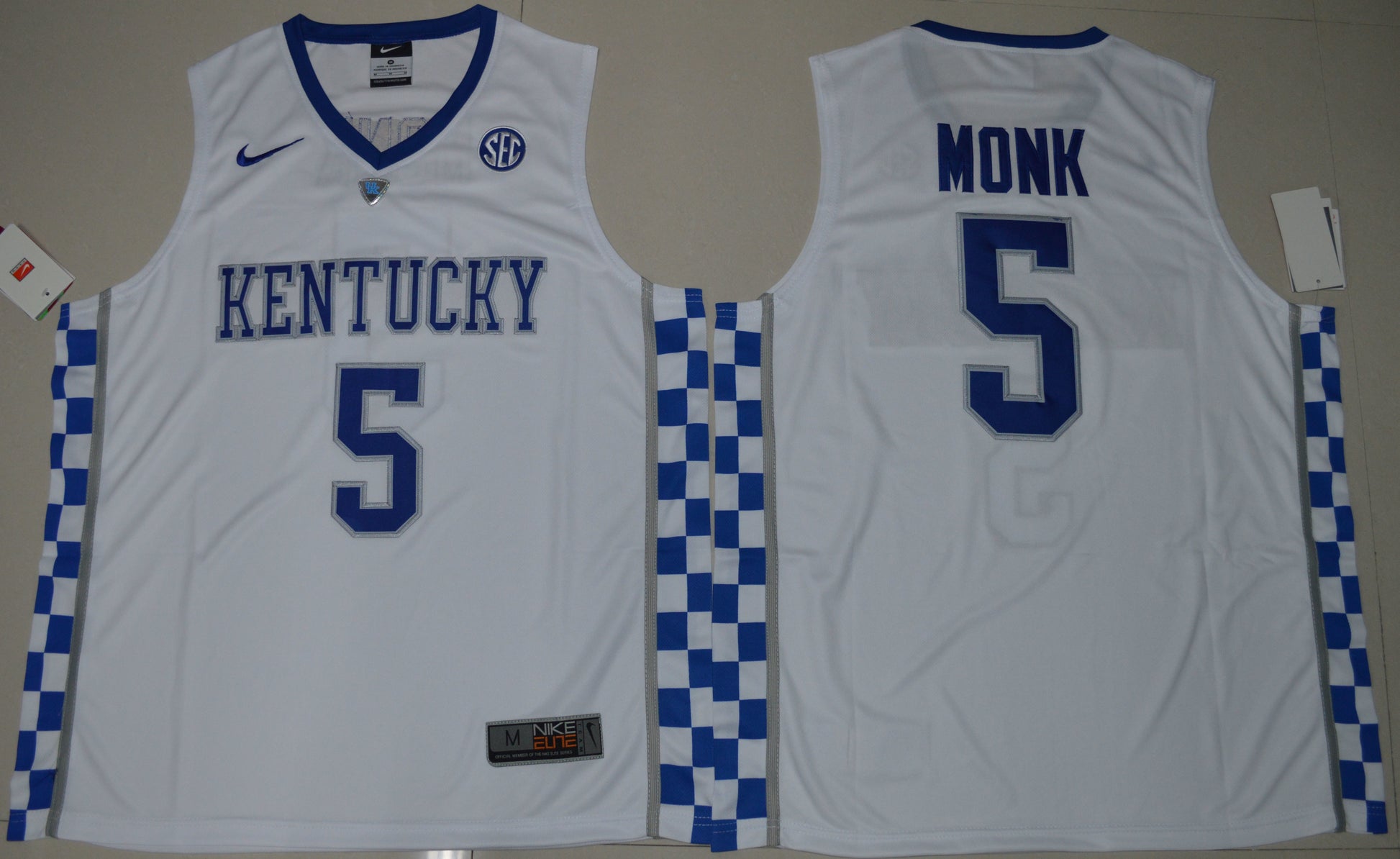 Malik Monk 5 White 2017