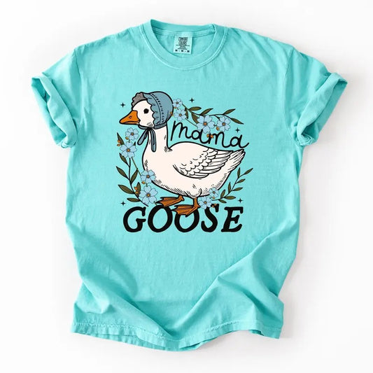 Mama Goose, Cute, Mother's Day Tshirt, Women's Comfort Colors Tee Hoodie, Sweatshirt | InkThreadWorks.com