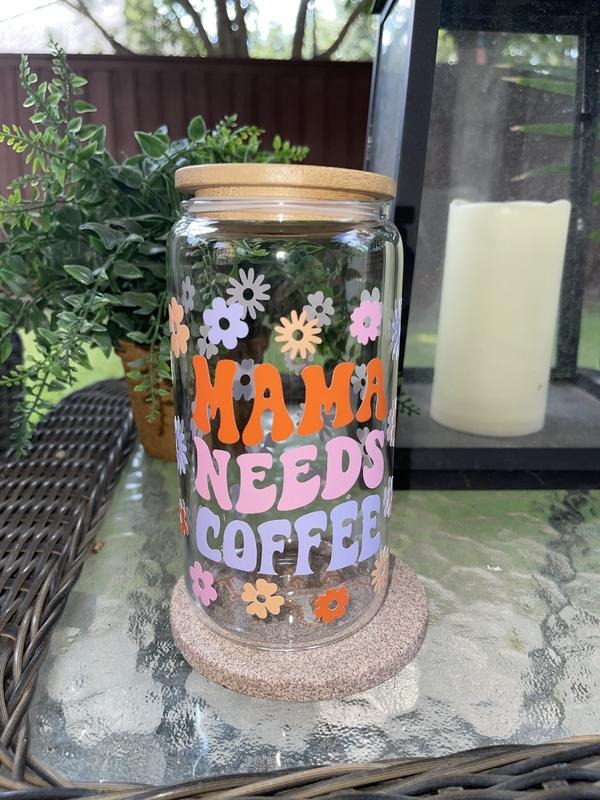 Mama Needs Coffee Libby Glass T-Shirts, Hoodie, Sweatshirt | InkThreadWorks.com