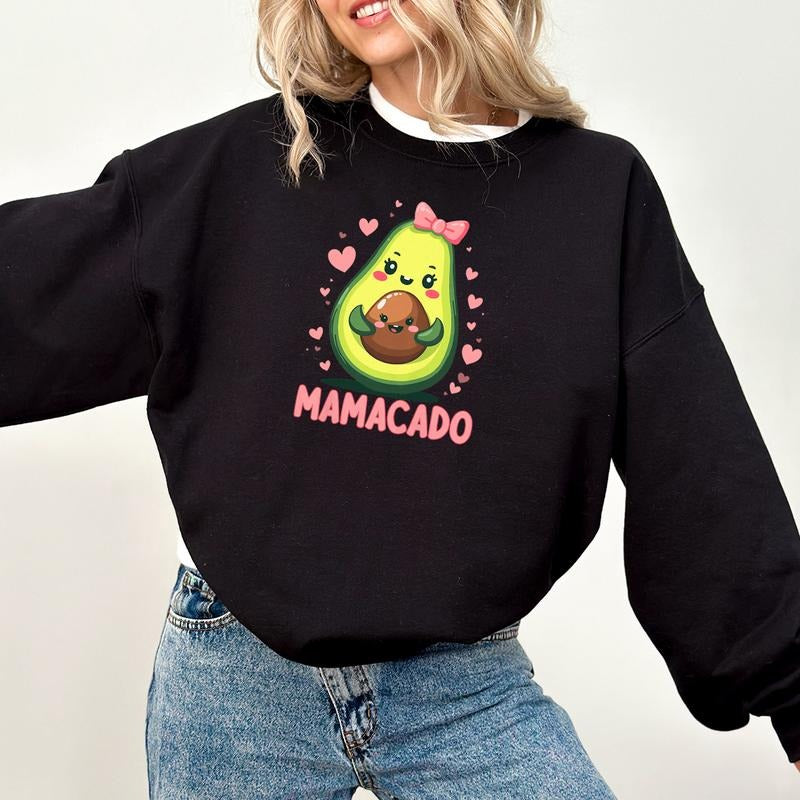 Mamacado Sweatshirt and Hoodie, Baby Announcement Shirt, New Mom Gift, Pregnancy Reveal Shirt, Maternity Shirts, Baby...