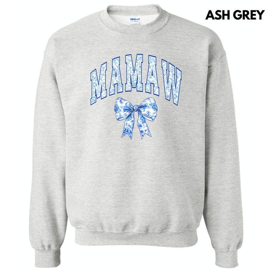 Mamaw Ginger Jar Florals Sweatshirt 'NLB' T-Shirts, Hoodie | InkThreadWorks.com