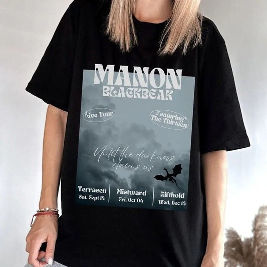Manon Blackbeak Throne Of Glass Shirt The Thirteen Sarah J Maas Bookish Merch SJM Merch Kingdom Of Ash Aelin Galathynius...