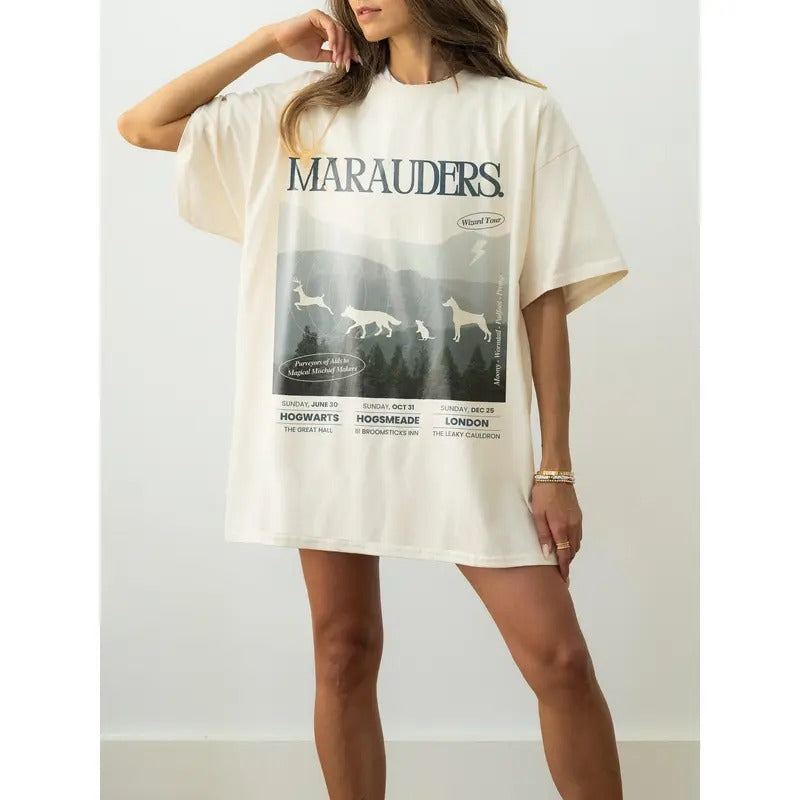 Marauders Shirt Wizard Tour Shirt All the Young Dudes Wolfstar Sirius Black Marauders Merch Remus Lupin Fanfiction Moony Wizard School Shirt