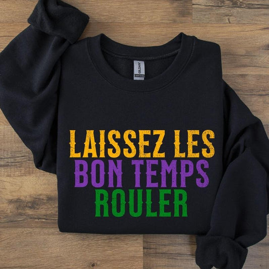 Mardi Gras Sweatshirt, Mardi Gras Shirt Unisex, Mardi Gras 2025, Louisiana Mardi Gras,  Fat Tuesday, Fleur De Lis Tee, Unisex Mardi Gras