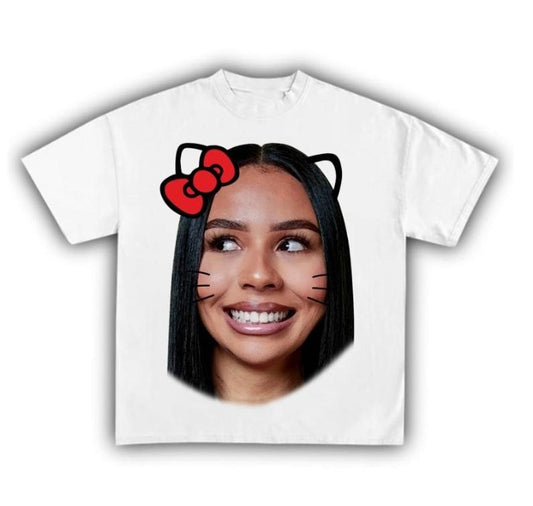 Mariah Kitty Red Graphic Tee Gift for Hip Hop Lovers