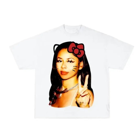 Mariah Kitty T-Shirt, Fans Shirt Cotton Fabric Tee Hoodie, Sweatshirt | InkThreadWorks.com