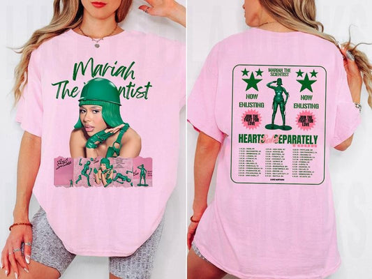 Mariahhh Scientist Shirt, Hearts Sold Separately Concert Fan T-Shirt Hoodie, Sweatshirt | InkThreadWorks.com