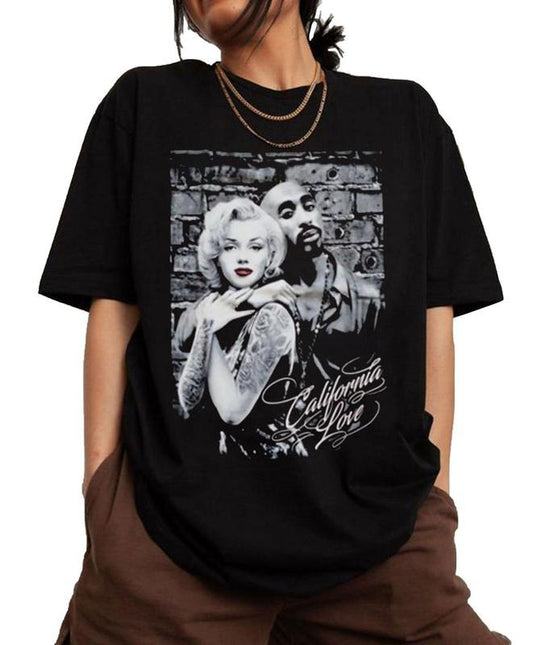 Marilyn Monroe Tupac Shakur California Love Shirt, Vintage Tupac Shakur Shirt, 2Pac 90s Shirt, 2Pac Shakur Shirt, Vintage 90s Bootleg Tupac Shirt, 90s Merch, Hip Hop 90s Legends Shirt, Rapper Merch Shirt, 2pac Graphic Tee