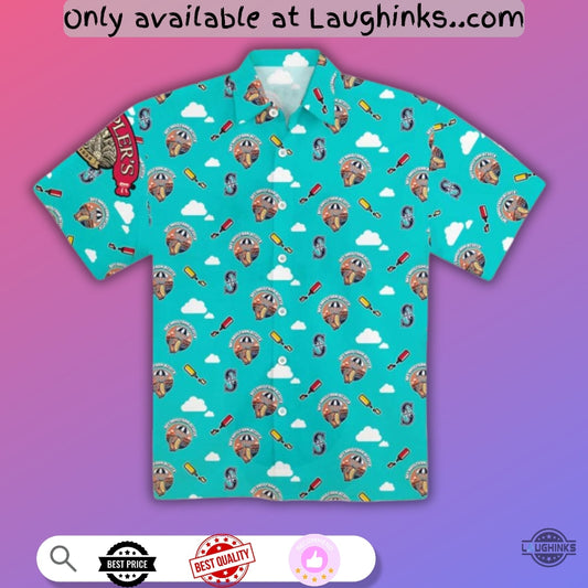 Mariners Hot Dogs From Heaven Night Hawaiian Shirt Giveaway 2025