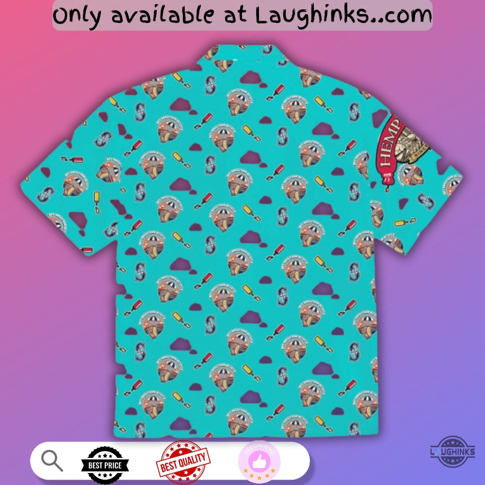 Mariners Hot Dogs From Heaven Night Hawaiian Shirt Giveaway 2025