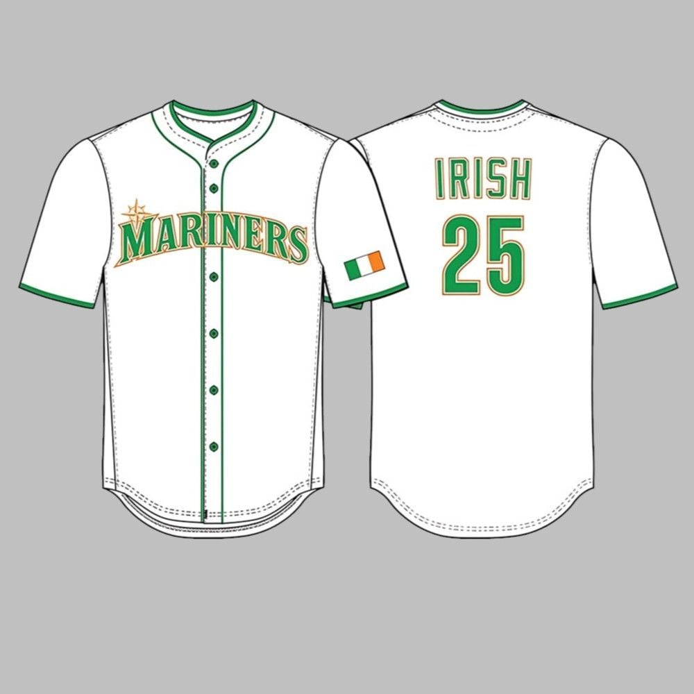 Mariners Irish Heritage Night Jersey 2025 Giveaway - Grishko.com