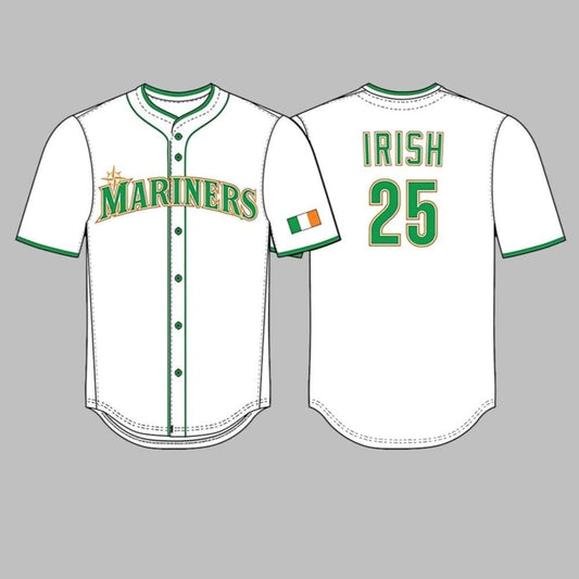 Mariners Irish Heritage Night Jersey 2025 Giveaway - Grishko.com