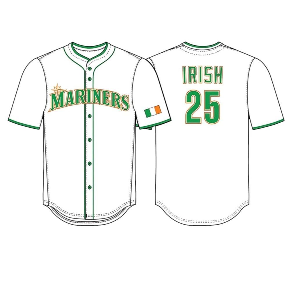 Mariners Irish Heritage Night Jersey 2025 Giveaway - Grishko.com