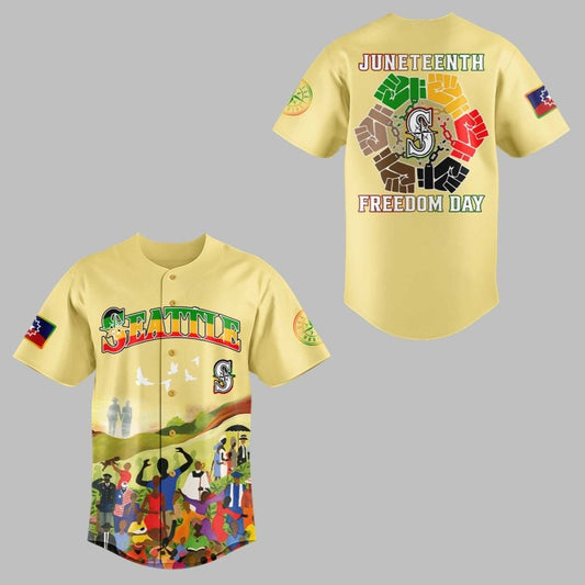 Mariners Juneteenth Freedom Day 2025 Jersey - Grishko.com