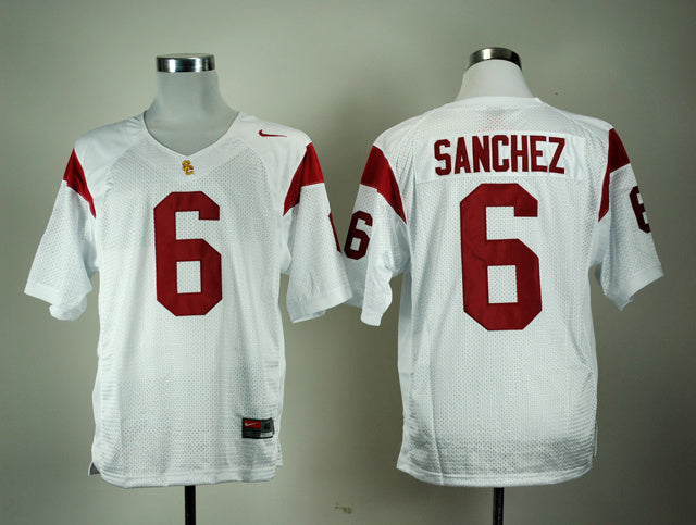 Mark Sanchez 6 White