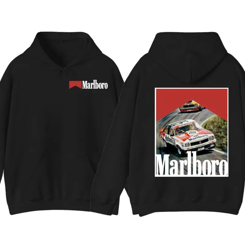 Marlboro Racing Hoodie, Marlboro racing double sided , Unisex, Marlboro Sweater, Gift for men, Gift for women T-Shirts,...