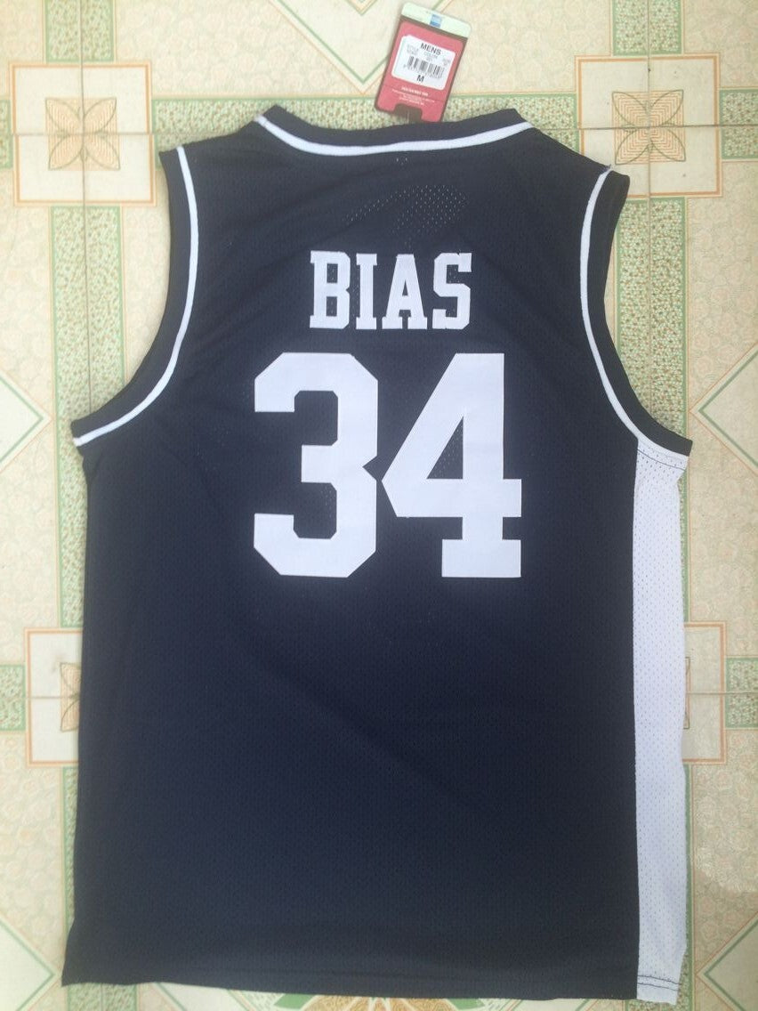 Maryland Wildcats #34 Len Bias ·34 Retro High School Style 4
