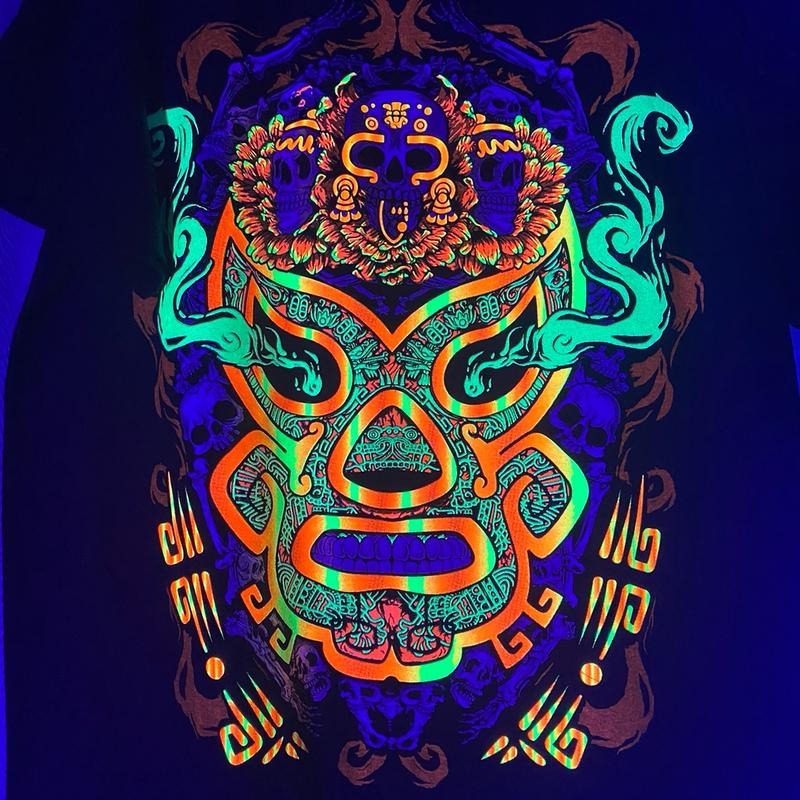 Mascara fuego T-shirt Menswear Hoodie, Sweatshirt | InkThreadWorks.com