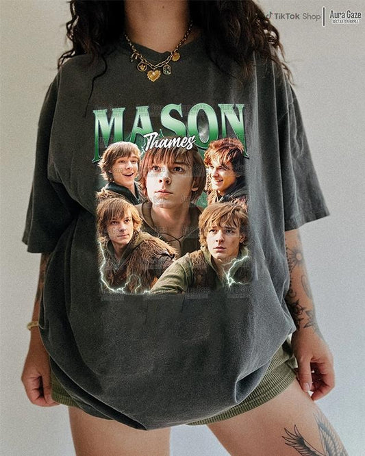 Mason Thames - Hiccup How To Train Your Dragon Comfort Colors Unisex Tshirt For Fan, Mason Thames Retro Bootleg Shirt, Movie Merch, Celebrity Crush