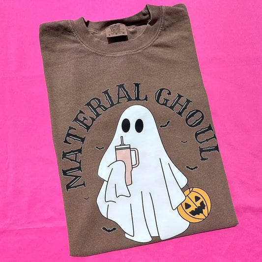 Material GHOUL Comfort Colors T-Shirt Hoodie, Sweatshirt | InkThreadWorks.com